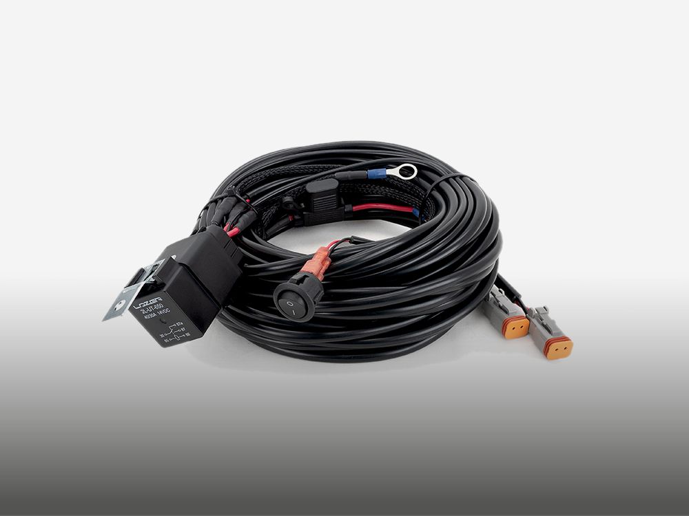 Two-Lamp Wiring Kit - Long (2 Pin, Deutsch DT, 12V)